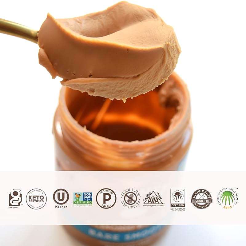 Barney Butter Almond Butter, Bare Smooth, 16 Ounce Jar, No Added Sugar or Salt, Skin-Free Almonds, No Stir, Non-GMO, Gluten Free, Keto, Paleo, Vegan - Image 3