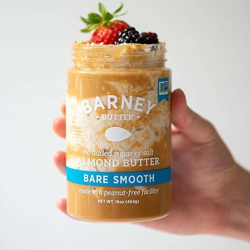 Barney Butter Almond Butter, Bare Smooth, 16 Ounce Jar, No Added Sugar or Salt, Skin-Free Almonds, No Stir, Non-GMO, Gluten Free, Keto, Paleo, Vegan - Image 7