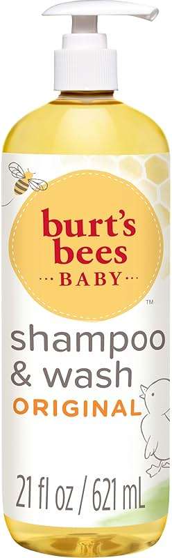 Baby Shampoo & Wash, Burt's Bees Tear Free Soap, Baby Care, Original, 21 Ounce (Packaging May Vary) - Image 1