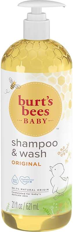 Baby Shampoo & Wash, Burt's Bees Tear Free Soap, Baby Care, Original, 21 Ounce (Packaging May Vary) - Image 12
