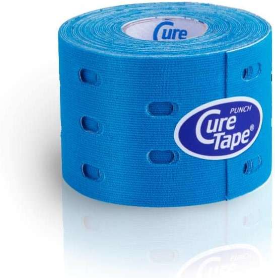 CureTape® Punch Blue | Perforated Kinesiology Tape | More Stretch & Ventilation| k Tape for Joint, Knee, Ankle & Shoulder Pain | Kinesiology Tape for Physical Therapy | Waterproof Medical Tape - Image 2