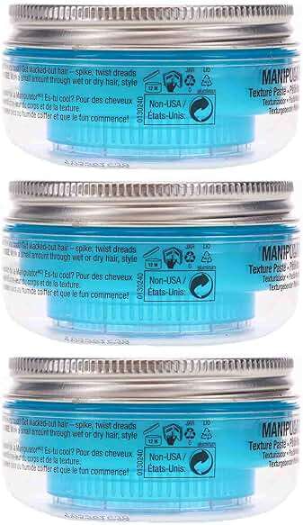 TIGI Bed Head Manipulator Hair Putty 3-Pack – Firm Hold Paste, Hair Styling Products for Women and Men, Frizz Control, Anti-Humidity, Tropical Fruit Fragrance, 2.01 Oz Ea - Image 6