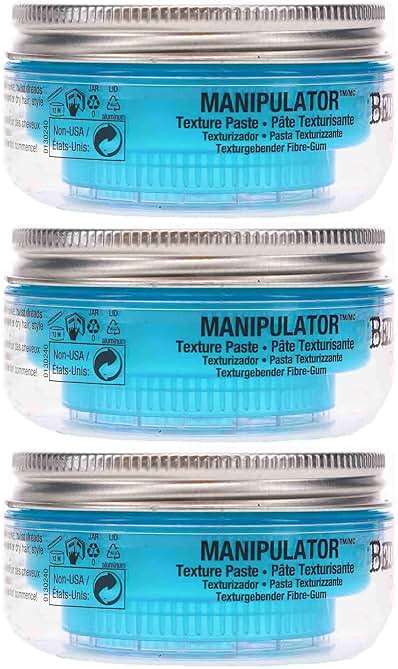 TIGI Bed Head Manipulator Hair Putty 3-Pack – Firm Hold Paste, Hair Styling Products for Women and Men, Frizz Control, Anti-Humidity, Tropical Fruit Fragrance, 2.01 Oz Ea - Image 7