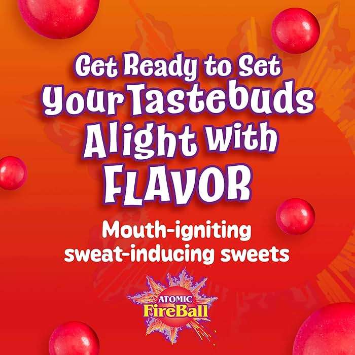 Wonka Atomic Fireball, Candy, Cinnamon Flavor, Individually Wrapped, 7.5 g (240 ct) - Image 3