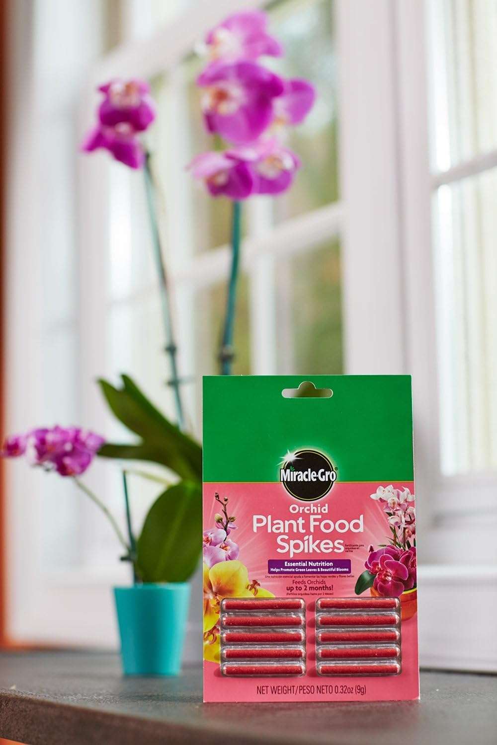 Miracle-Gro Orchid Plant Food Spikes - Indoor Plant Fertilizer Sticks for Potted Orchids, Feeds for up to 2 Months, 10 Spikes - Image 7