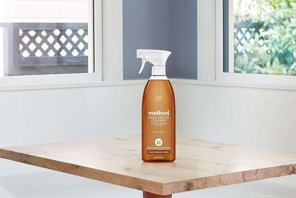 Method Daily Wood Cleaner, Almond, Cleans Shelves, Tables and Other Wooden Surfaces While Removing Dust & Grime, 28 oz Spray Bottles, (Pack of 1) - Image 5