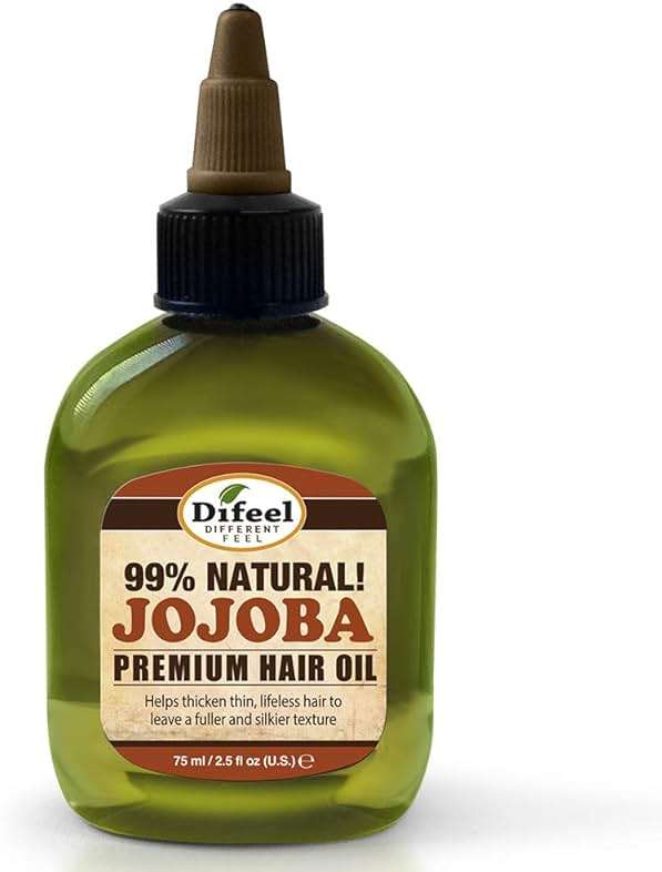 Difeel Premium Natural Hair Oil - Jojoba Oil 2.5 ounce - Image 1