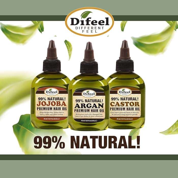 Difeel Premium Natural Hair Oil - Jojoba Oil 2.5 ounce - Image 4
