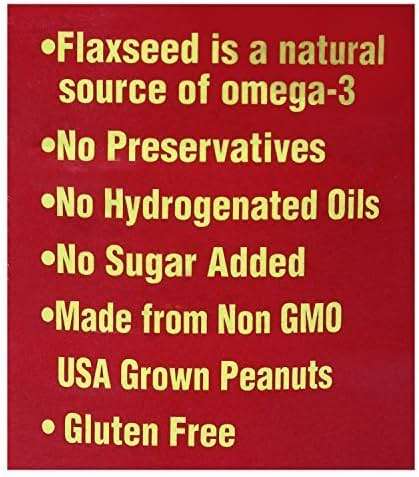 Teddie Smooth All Natural Peanut Butter with Flaxseed, 16 Ounce - Image 3