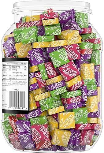 Now and Later Original Mix, Individually Wrapped Mixed Fruit Chew Candy, 60 Ounce Jar - Image 4