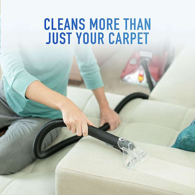Hoover PowerScrub Deluxe Carpet Cleaner Machine, Deep Cleaning Carpet Shampooer Machine, SpinScrub Brushes, HeatForce Drying, Pet & Upholstery Tools, Pair with Hoover Carpet Cleaner Solution - Image 7