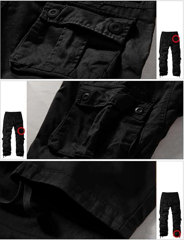Match Men's Wild Cargo Pants - Image 6
