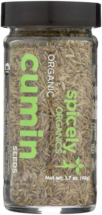SPICELY Organic Cumin Seeds Whole, 1.8 OZ - Image 1