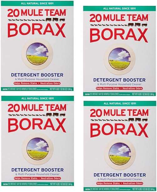 20 Mule Team Borax Laundry Booster, 76 Ounce (Pack of 4) - Image 1