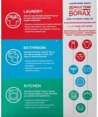 20 Mule Team Borax Laundry Booster, 76 Ounce (Pack of 4) - Image 5