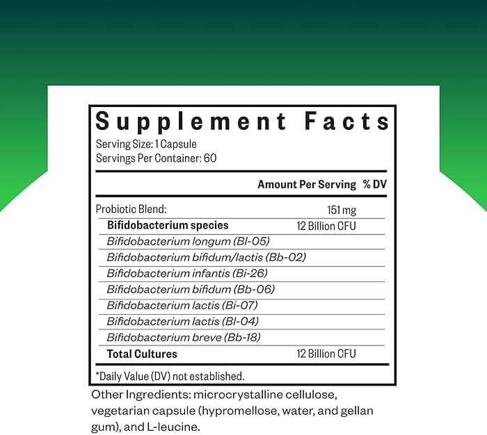 Seeking Health ProBiota Bifidobacterium, 60 Capsules, Probiotic Supplement for Digestive Health, Bifido Only, Vegan- and Vegetarian-Friendly, Supports Colon Health and Immune System* - Image 2