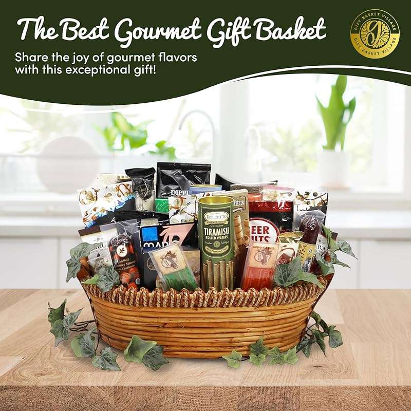 Gift Basket Village - The Best of the Best Gourmet Gift Baskets - Food Gift Basket Loaded with Crackers, Wafers & Spreads - Food Gift Baskets for Any Occasion - Made in USA - Ideal Gourmet Gift Basket - Image 2