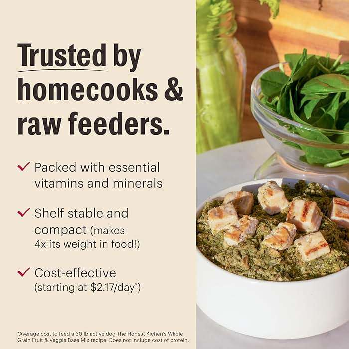 The Honest Kitchen Human Grade Wholemade™ Dehydrated Grain Free Fruit & Veggie Base Mix Dog Food (Just Add Protein), 7 lb Box - Image 5
