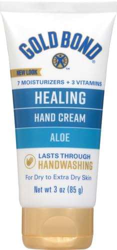 Gold Bond Healing Hand Cream with Aloe, Rich Moisturizer for Dry to Extra Dry Skin, Hydration that Lasts Through Handwashing, Non-Greasy, Dermatologist Tested, Light Scent, 3 Oz On-The-Go Tube - Image 2
