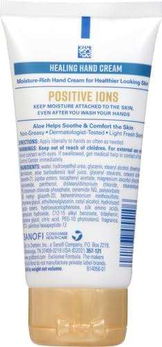 Gold Bond Healing Hand Cream with Aloe, Rich Moisturizer for Dry to Extra Dry Skin, Hydration that Lasts Through Handwashing, Non-Greasy, Dermatologist Tested, Light Scent, 3 Oz On-The-Go Tube - Image 3