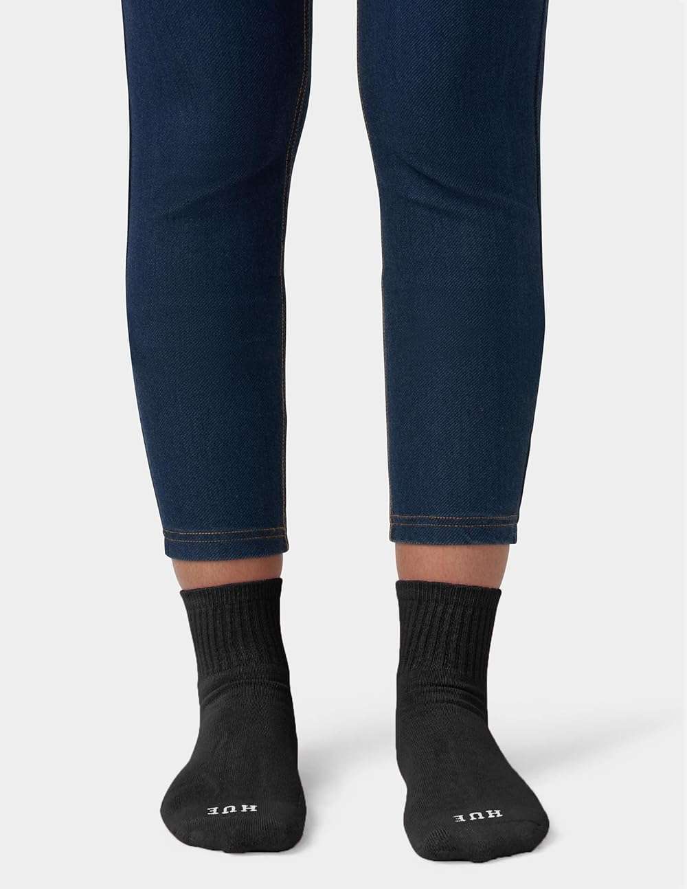 HUE Women's Mini Crew Sock 6-pack - Image 2