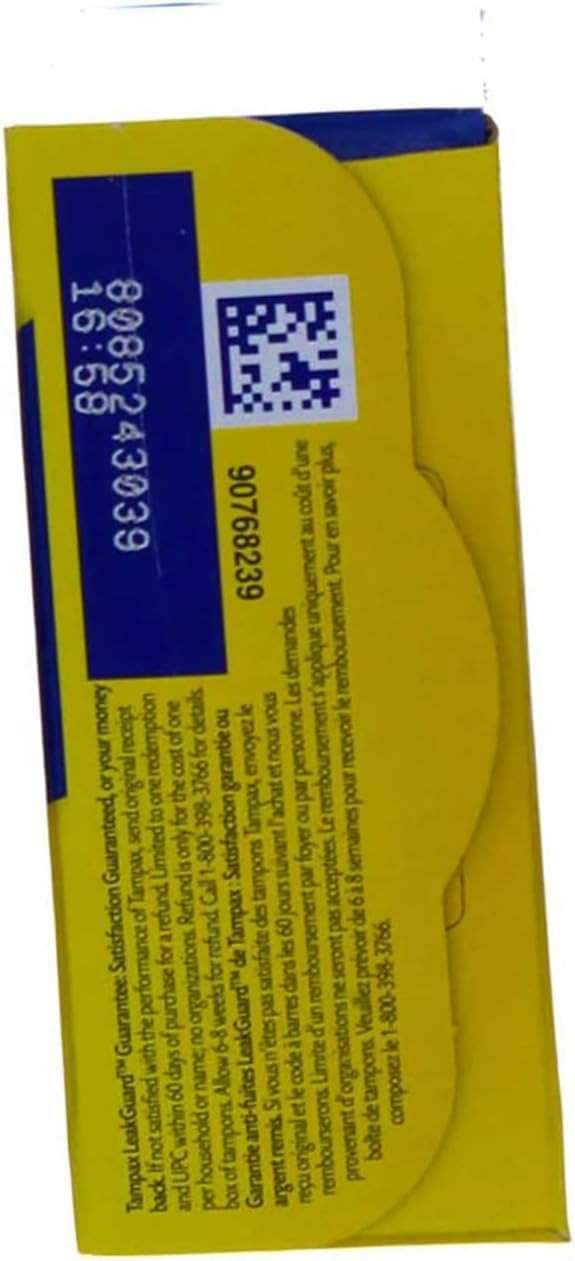 Tampax Tampons Regular Absorbency - 10 ct, Pack of 5 - Image 3