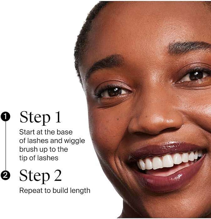 Neutrogena Healthy Lengths Mascara, Strengthens, Lengthens, and Helps Lashes Grow with Exclusive Antioxidant Vitamin E and Olive Oil Formula, No Clumping or Flaking, Black 02, .21 oz - Image 8