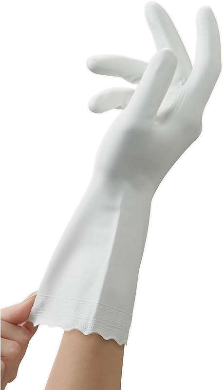 Mr. Clean Bliss Cleaning Gloves Premium Reusable Vinyl Latex-Free Gloves with Non-Slip Grip, Large - Image 2