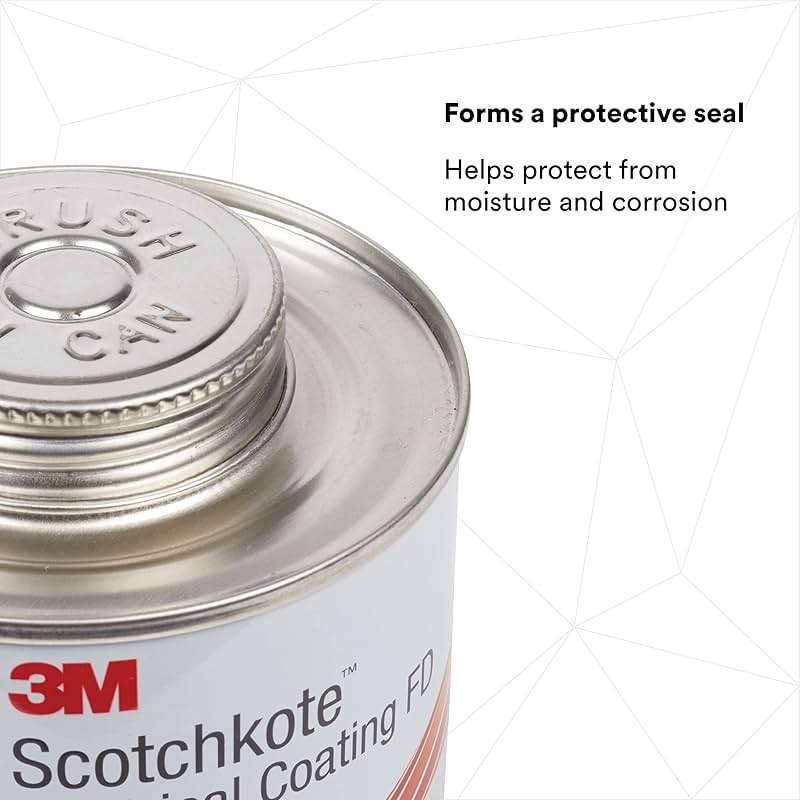 3M Scotchkote Electrical Coating FD, Fast-Drying Liquid, Flexible Sealant and Bonding Agent, Self-Contained Applicator, 15 oz. can - Image 5