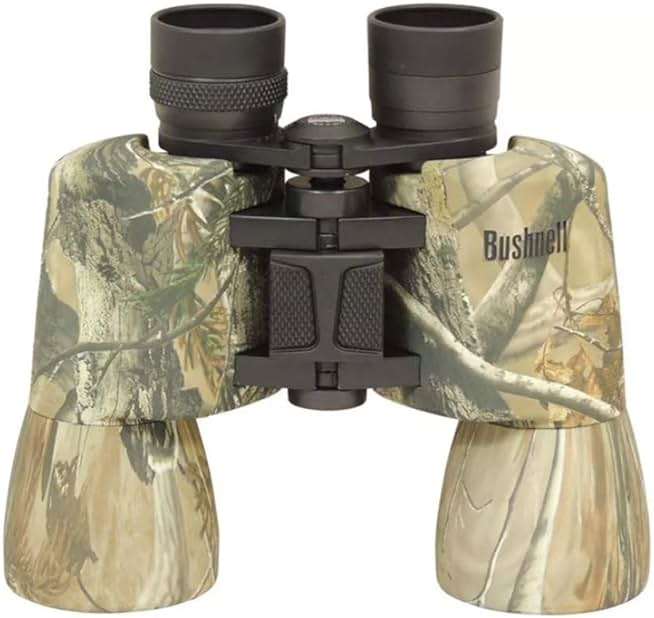 Bushnell PowerView 10x50mm Porro Prism Instafocus Binoculars – Realtree AP Camo, Ideal for Hunting, Birding, Hiking & Outdoor Adventures - Image 2
