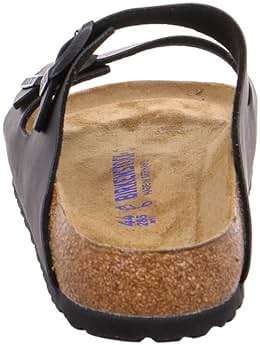 Birkenstock Women's BIRK-551251 Arizona Soft Footbed Sandals, Black, 43 - Image 3