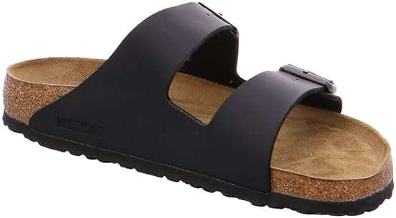 Birkenstock Women's BIRK-551251 Arizona Soft Footbed Sandals, Black, 43 - Image 4