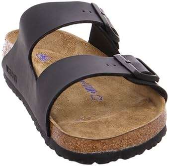 Birkenstock Women's BIRK-551251 Arizona Soft Footbed Sandals, Black, 43 - Image 5