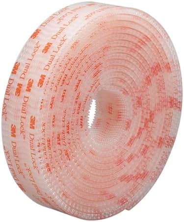 3M Dual Lock Reclosable Fastener SJ3560 (Clear, 1 in x 10 ft Roll) - Heavy Duty Adhesive Interlocking Tape for Indoor/Outdoor Mounting - Image 1