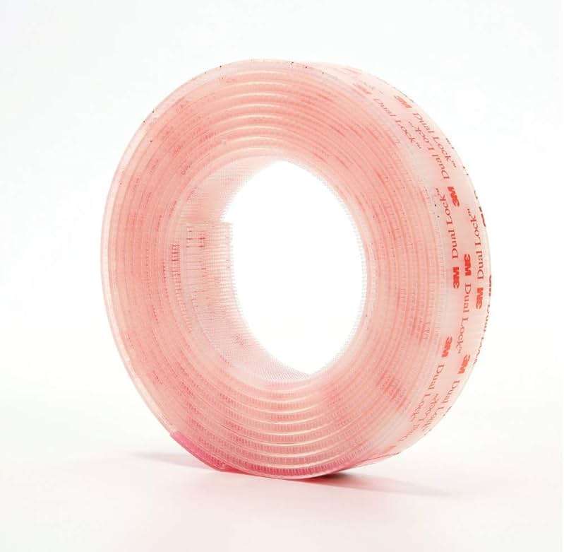3M Dual Lock Reclosable Fastener SJ3560 (Clear, 1 in x 10 ft Roll) - Heavy Duty Adhesive Interlocking Tape for Indoor/Outdoor Mounting - Image 2