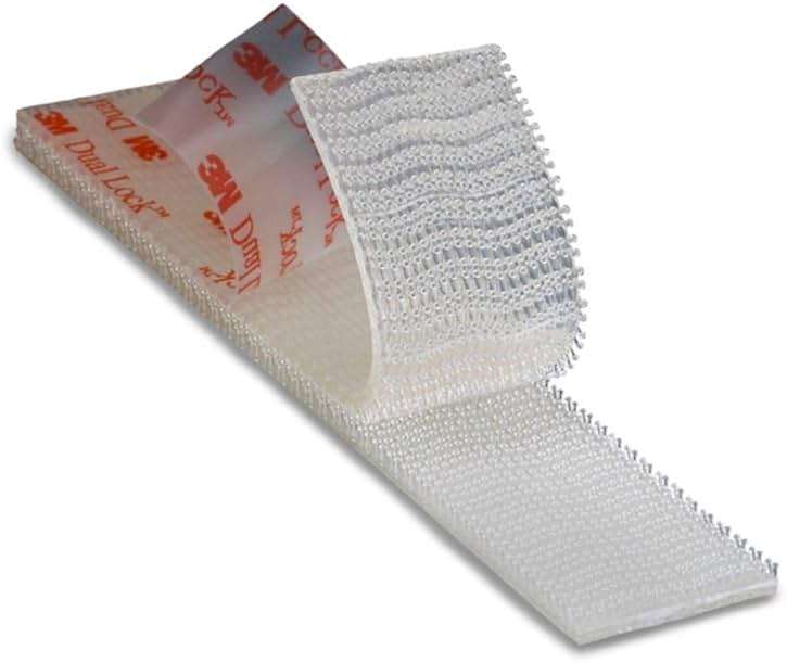 3M Dual Lock Reclosable Fastener SJ3560 (Clear, 1 in x 10 ft Roll) - Heavy Duty Adhesive Interlocking Tape for Indoor/Outdoor Mounting - Image 5