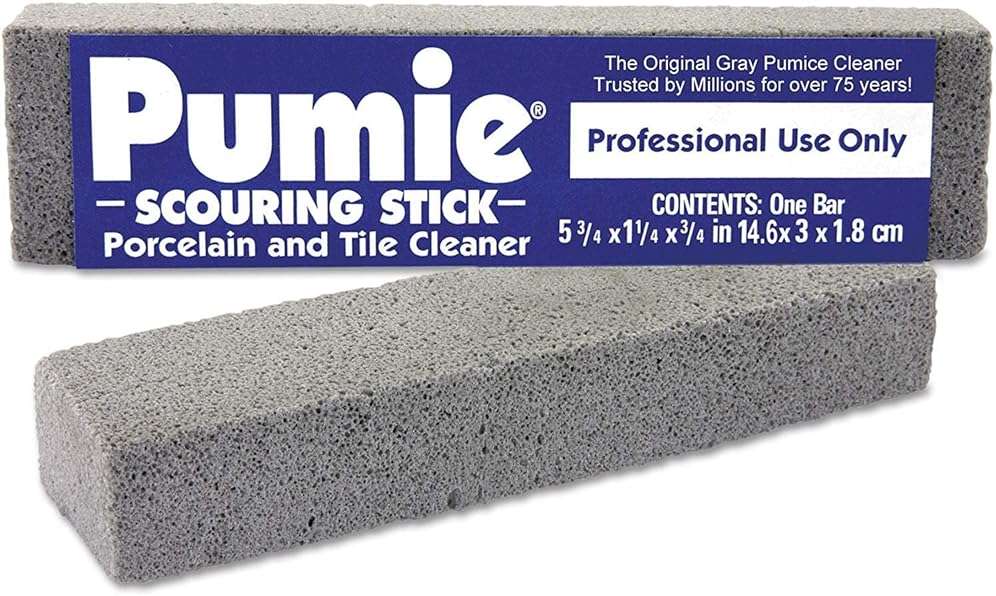 PUMIE Pumice Scouring Stick for Cleaning Toilet Rings Stain & Hard Water Rings, Extra Strong Heavy Duty Pumice Stone for Toilet Cleaning, Rust, Grills, Tough Bathroom, Ovens, Pools & Tubs - Pack of 12 - Image 2