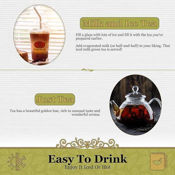 Number-One Brand Premium Thai Iced Tea Extra Gold, 400g (14 Ounce), Pack of 1 - Image 4