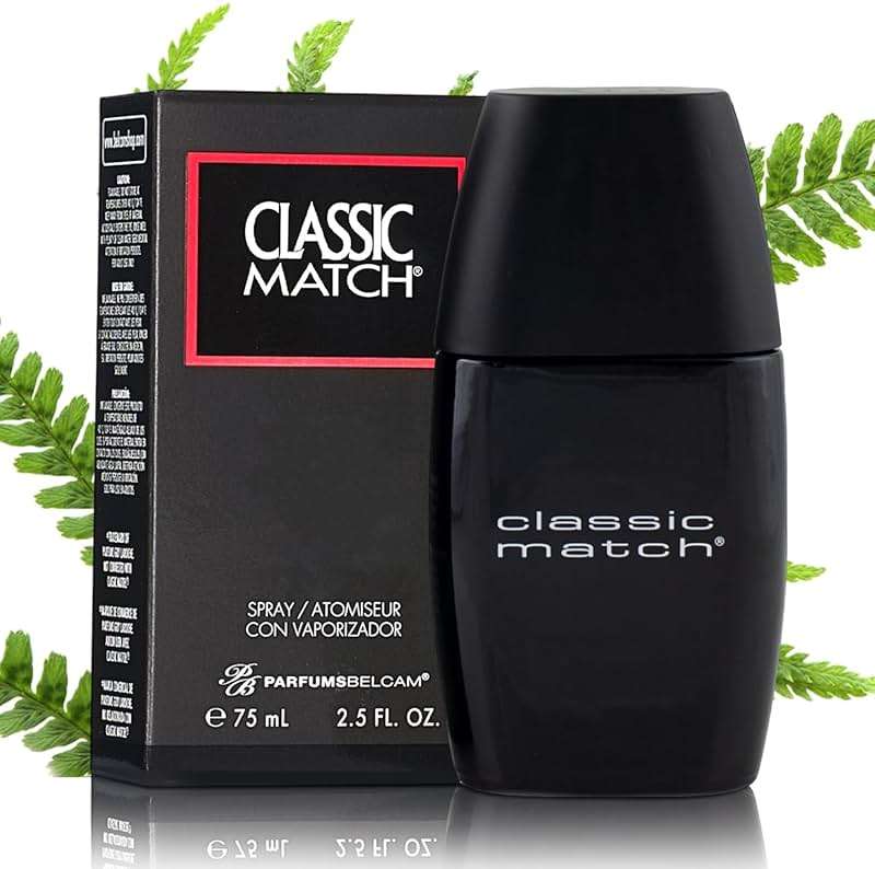 PB ParfumsBelcam CM Noir Eau De Toilette Spray for Men – Fresh Fougere Cologne, Bergamot, Basil, Patchouli, Long-Lasting Scent, Masculine Fragrance – 2.5 Fl Oz - Image 1
