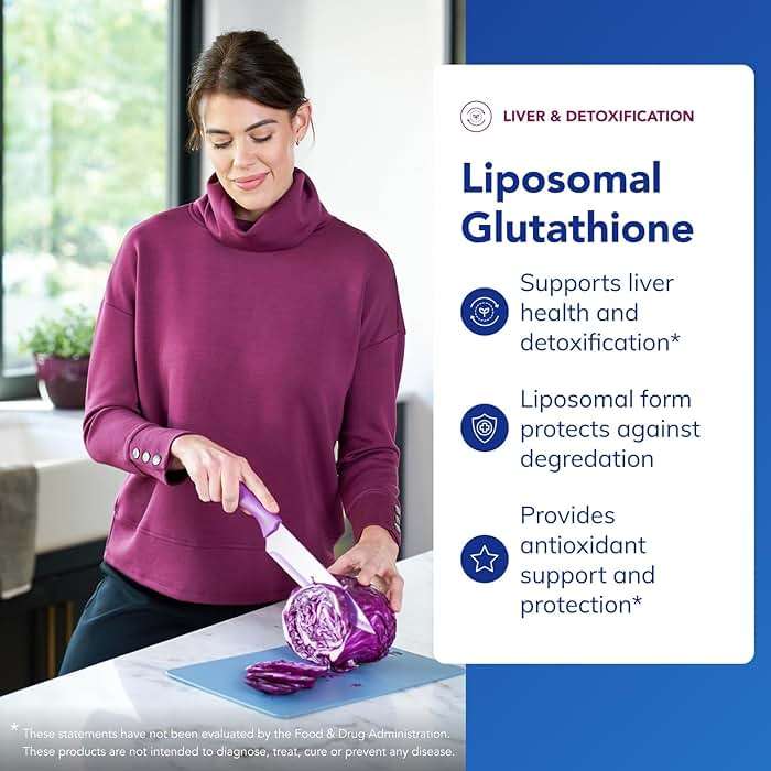 Pure Encapsulations Liposomal Glutathione - Immune Support & Liver Detox* - Antioxidant Protection - with Setria Glutathione - Non-GMO - 60 Softgel Capsules - Image 3