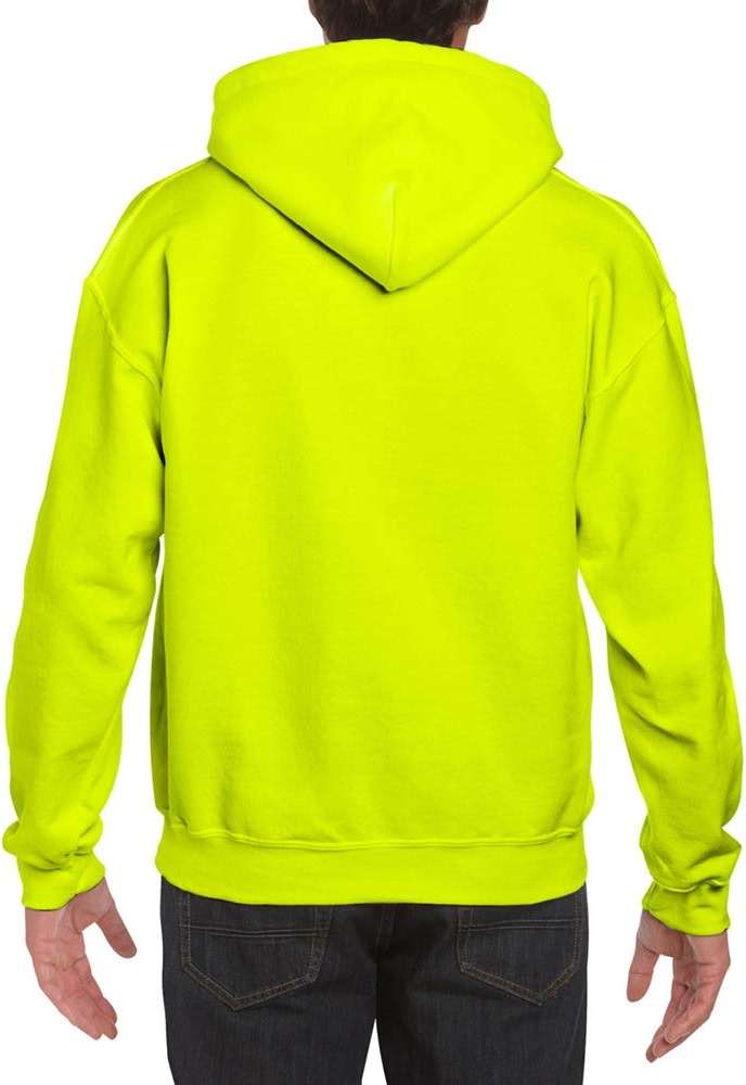 Heavy Blend 8 oz. 50/50 Hood (G185) Safety Green, 2XL - Image 8