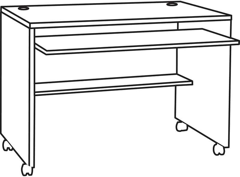 Lorell LLR48085 Essentials Computer Workstation - Image 6