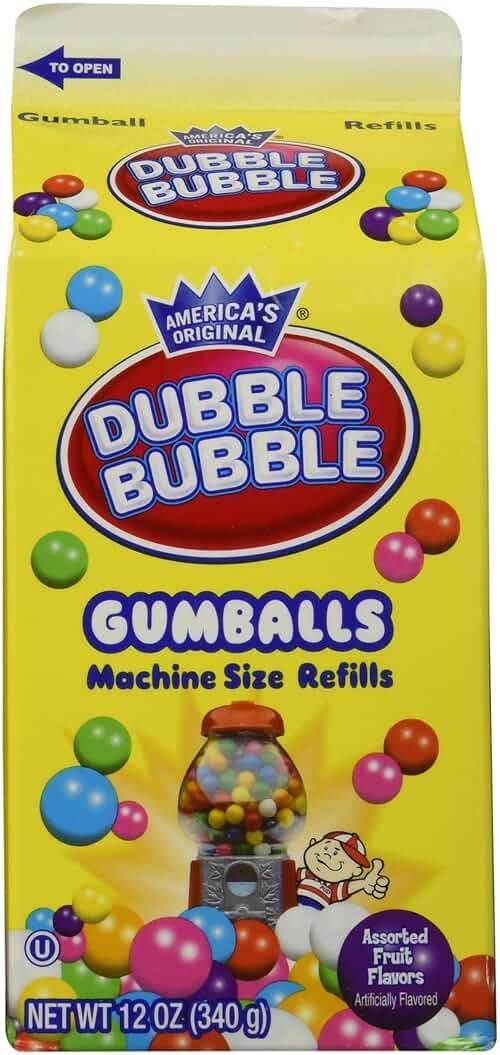 Dubble Bubble Gumballs Machine Size Refills 12 oz. Carton - Image 5