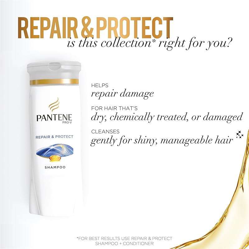 Pantene Pro-V Repair & Protect Shampoo 25.4 Fl Oz (packaging may vary) - Image 6