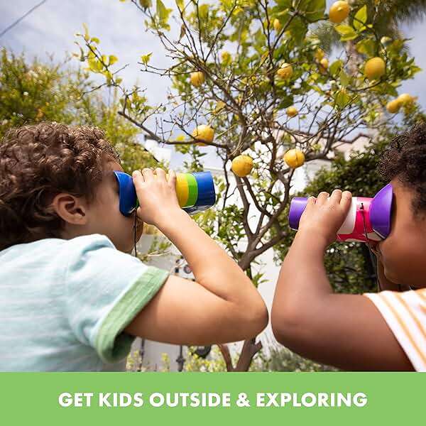 Educational Insights GeoSafari Kidnoculars - Toy Binoculars for Kids, Outdoor Toys for Kids Ages 4-8, Toddler Camping and Nature Toys, Lightweight Binoculars with Neck Strap, Bird Watching Gear - Image 7