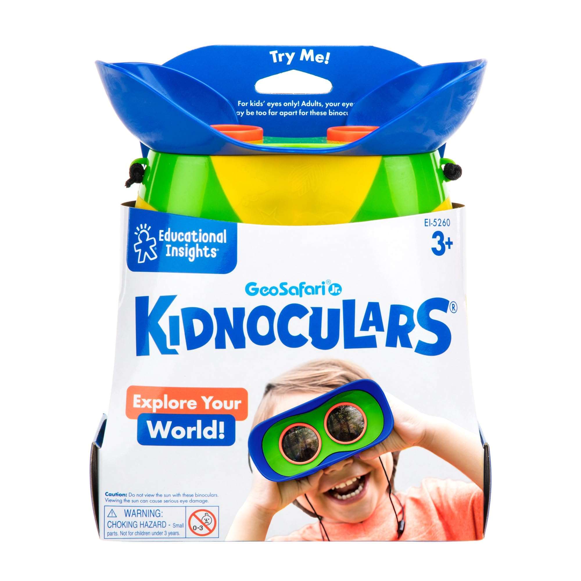 Educational Insights GeoSafari Jr. Kidnoculars, Binoculars for Toddlers & Kids, Easter Basket Stuffers for Kids, Gift for Toddlers Ages 3+ - Image 9