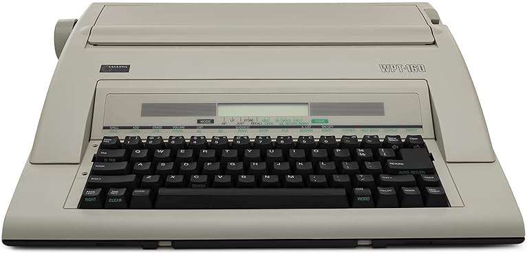 Nakajima WPT-160 Electronic Portable Typewriter with Display and Memory - Image 2