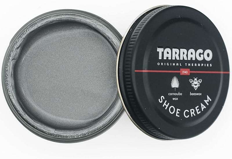 Tarrago Shoe Cream Professional Shoe Polish for Leather Boots, Shoes, Purse, Furniture Eco Friendly Leather Conditioner 1.7oz - Antique Silver Metallic #502 - Image 2