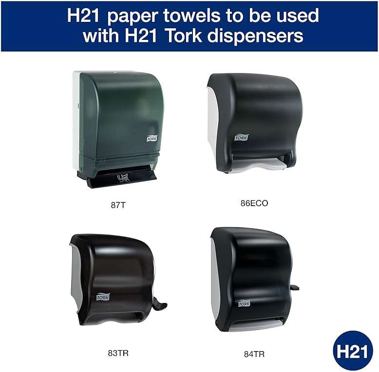 Tork Natural Paper Hand Towel Roll H21 100% Recycled Fiber, Universal Fit 6 Rolls x 800 Ft (RK8002) - Image 3