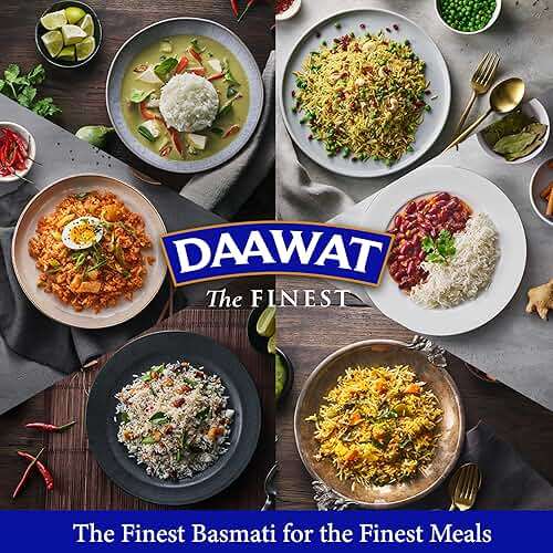 Daawat Traditional Basmati White Rice - Authentic Extra Long Grain Basmati Rice - 10 lb Bag - Great for Curries, Pilafs & Indian Recipes - Cook in Microwave or on Stove Top - Image 5